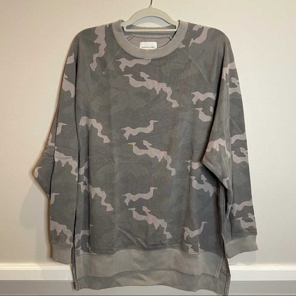 AMERICAN EAGLE Tunic Lightweight Sweatshirt, M, Like-New